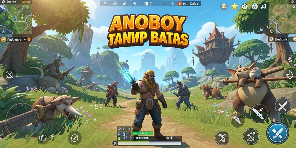 Tangkapan layar ANOBOY menampilkan aksi seru dalam gameplay Open World.