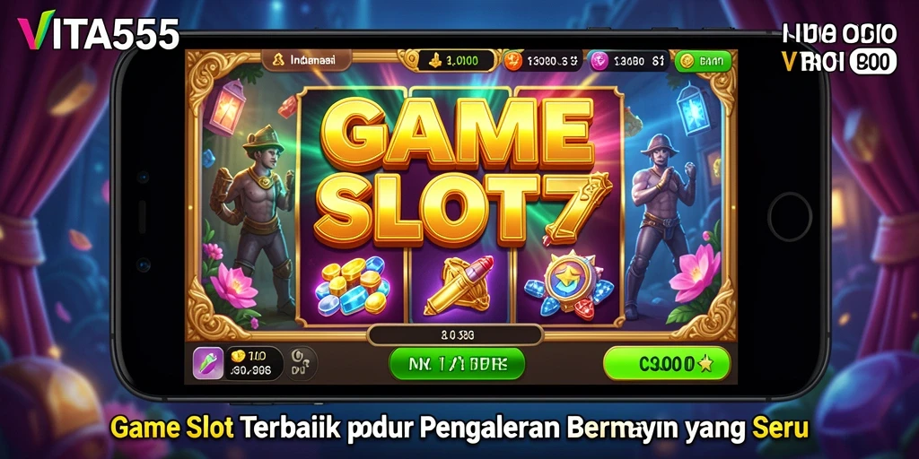 Screenshot gameplay VITA555 menampilkan pengalaman bermain Slot yang seru dan menegangkan.